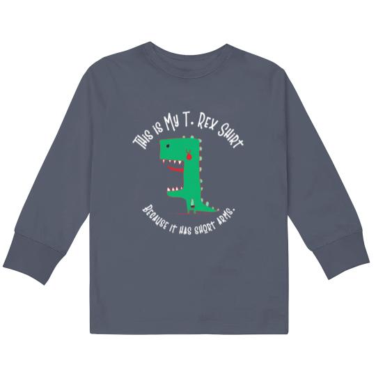 Dino My T Rex Dinosaur Memes Dino Trend Funny Sayings Kids Long Sleeve T-Shirts