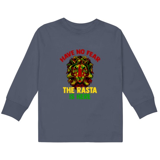 Rastafari Rasta Reggae Jah Gift Judah Marley Kids Long Sleeve T Shirts