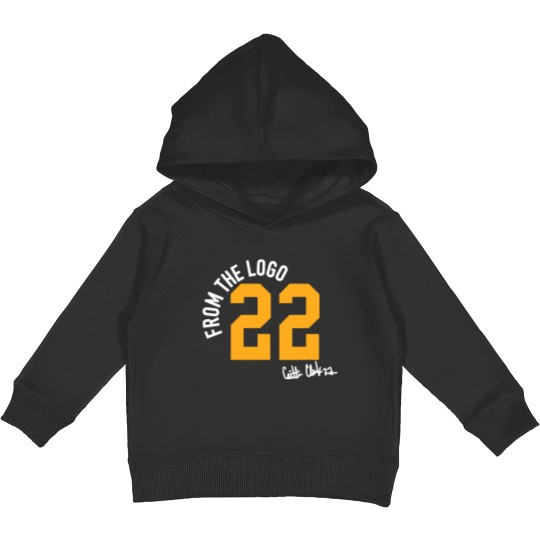 caitlin clark 22 from the logo Iowa Basketball player Essential Kids Pullover Hoodies