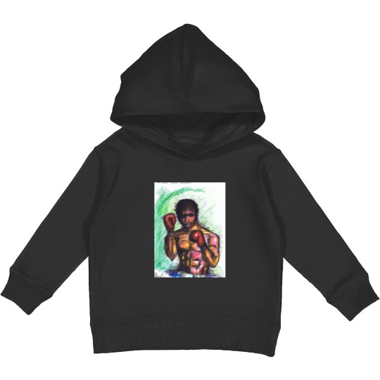 The Boxer Graphic Kids Pullover Hoodies