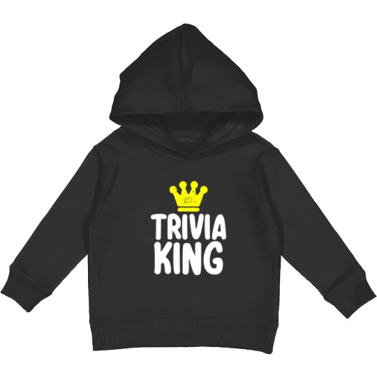 trivia king Kids Pullover Hoodies