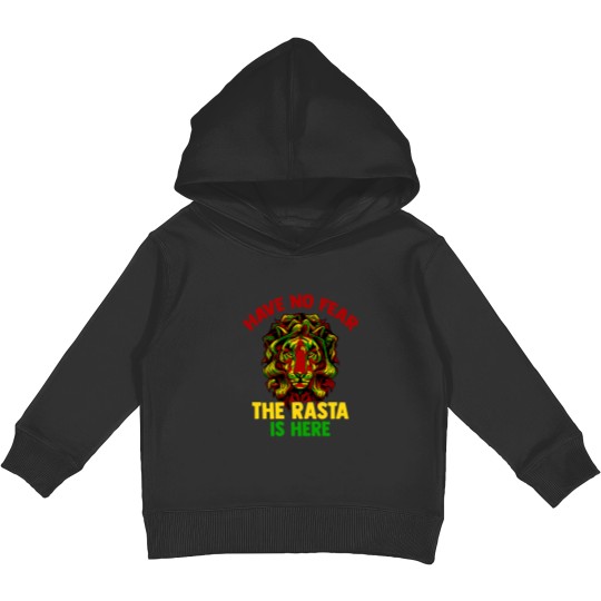 Rastafari Rasta Reggae Jah Gift Judah Marley Kids Pullover Hoodies