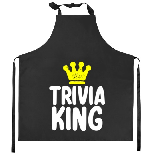 trivia king Kitchen Aprons