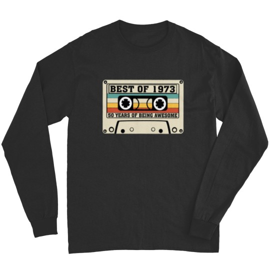 50th Birthday Long Sleeves, Vintage 1973 Limited Edition Cassette Long Sleeves