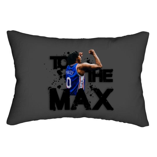 Maxey Basketball   Maxey Basketball Lumbar Pillows