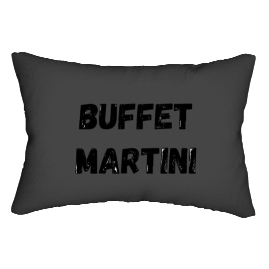 Guy buffet martini Lumbar Pillows