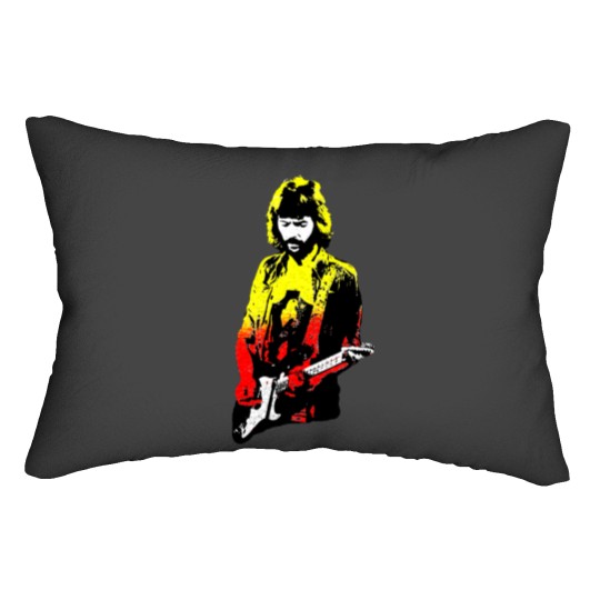 Clapton Vintage Guitarist Lumbar Pillows