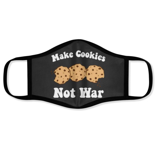 Make Cookies Not War - Cookies - Face Masks