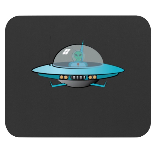 UFO or Future Flying Car Mouse Pads
