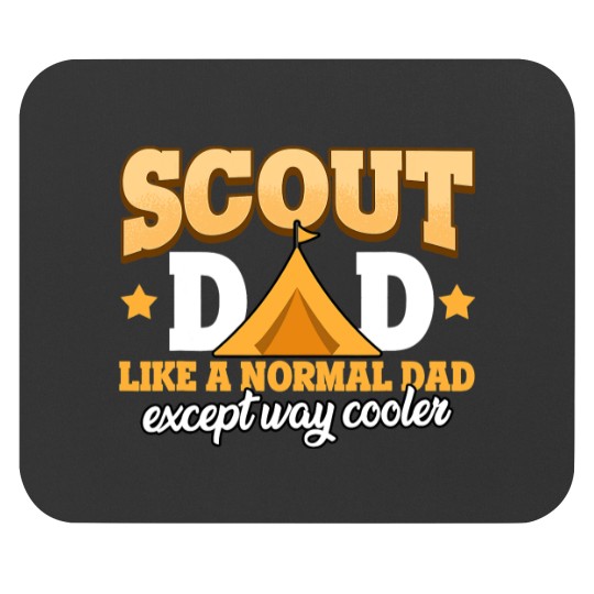 Scout Dad Like A Normal Dad Except Way Cooler 2 Mouse Pads