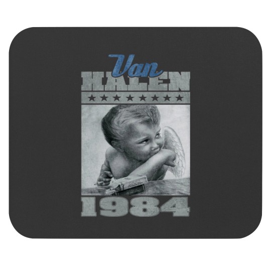 1984 Tour Of The World Graphic Mouse Pads
