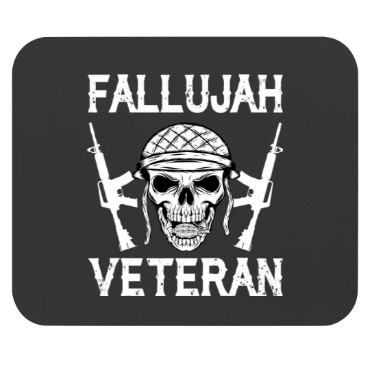 Fallujah Veteran Skull Lover Mouse Pads