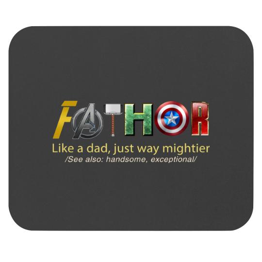 Fathor Avengers Mouse Pads ,Funny Birtday Dad Mouse Pads, Mouse Pads