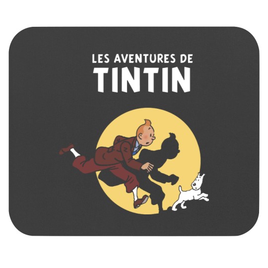 Of Tintin Movie - Cartoon Cute Anime Comic Retro Vintage - Mouse Pads