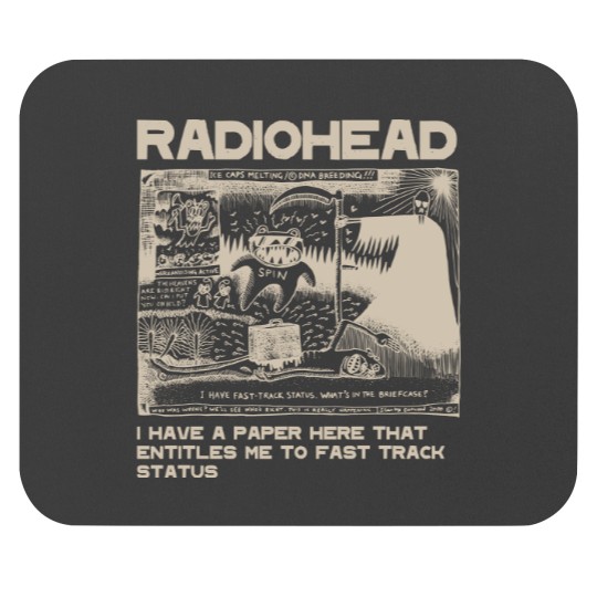 Vintage Radiohead Mouse Pads, Radiohead Vintage Retro concert Mouse Pads