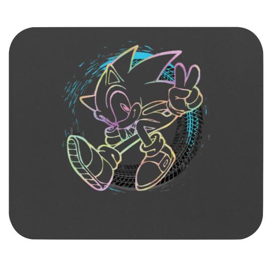 Sonic The Hedgehog - Sonic Full Speed - Type B - Colorful - Sonic The Hegdehog - Mouse Pads
