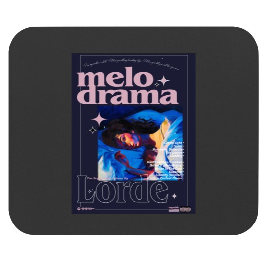 Vintage Lorde Mouse Pads, Lorde merch, Lorde - Melodrama Graphic Mouse Pads