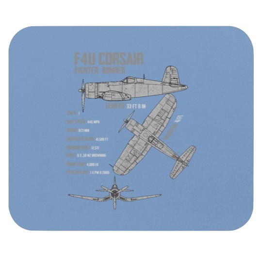 Vought F4U Corsair - F4u Corsair - Mouse Pads