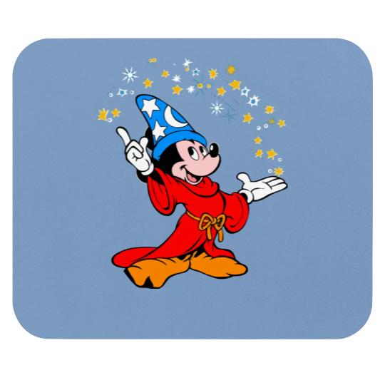 Retro Disney Fantasia Sorcerer Mickey Mouse Magic Wizard Mouse Pads, Magic Kingdom WDW Mouse Pads