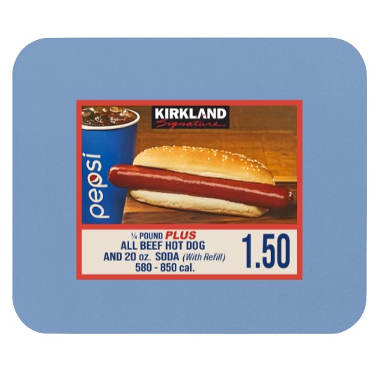 1.50 Costco Hot Dog & Soda Combo Mouse Pads