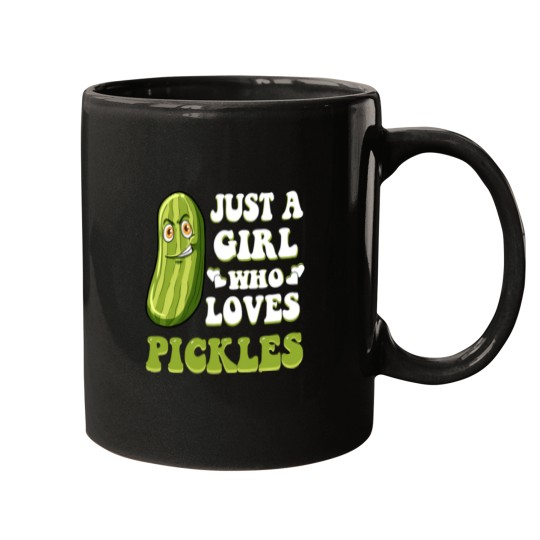 Just A Girl Who Loves Pickles Mugs
