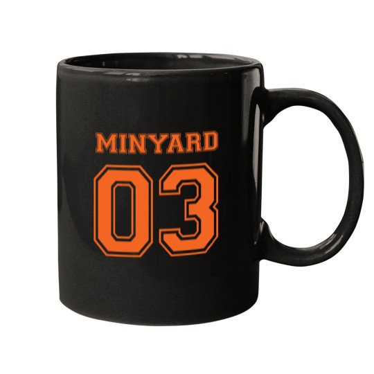 The Foxhole Court Minyard orange Mugs