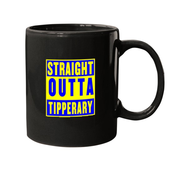 straight outta tipp - blue Mugs