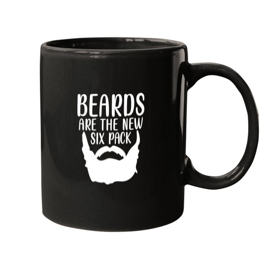 Beards Are The New Six Pack Hilarious Tee for Beards Lovers Mugs