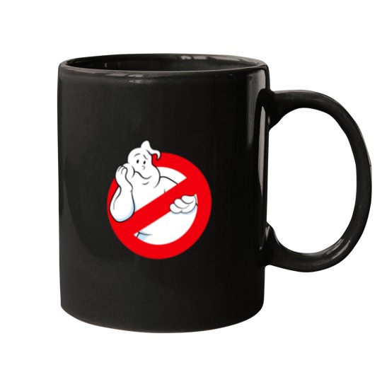 GhostBusters Logo Bored Ghosts Mugs