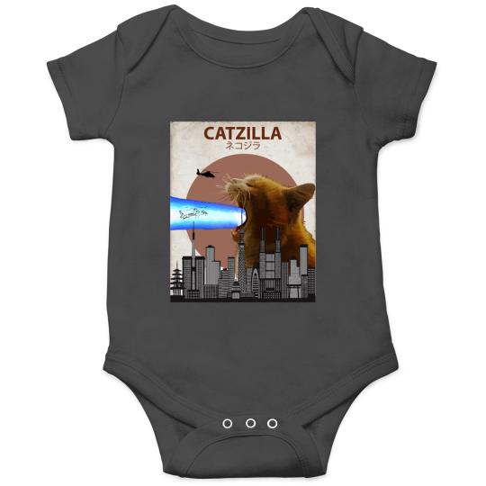 Catzilla - Giant Cat with Mouth Lasers Onesies