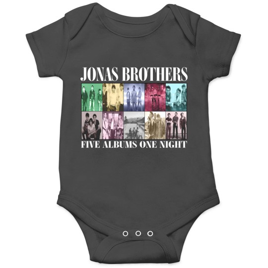 Jonas Brothers Five Albums One Night The Tour 2023 Onesies, Jonas Brothers Band Fan Onesies