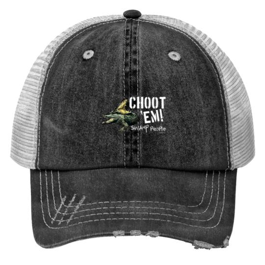 Swamp People "Choot 'Em!" Pullover Print Trucker Hats