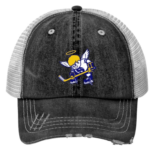 Defunct hockey team Minnesota Fighting Saints vintage retro Cap Print Trucker Hats