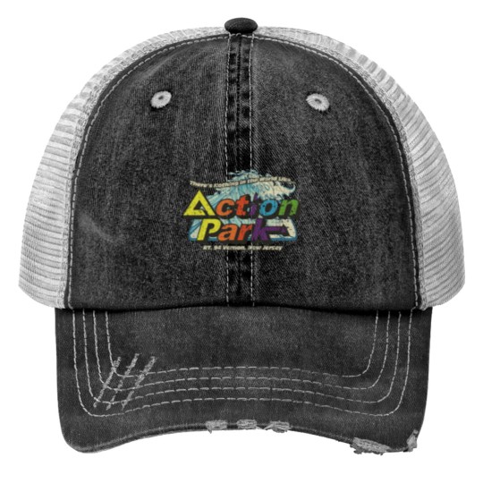 Action Park New Jersey 1978 - Theme Park - Print Trucker Hats