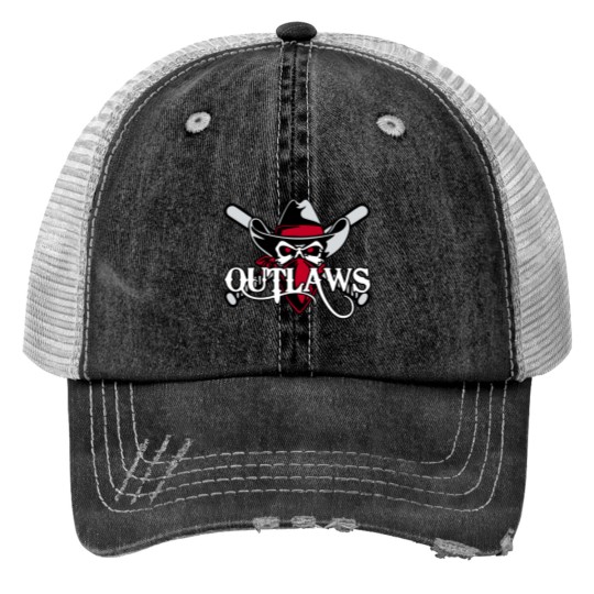 Outlaws Baseball - Outlaws Baseball - Print Trucker Hats