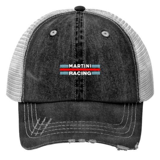 Martini Racing F1 Print Trucker Hats