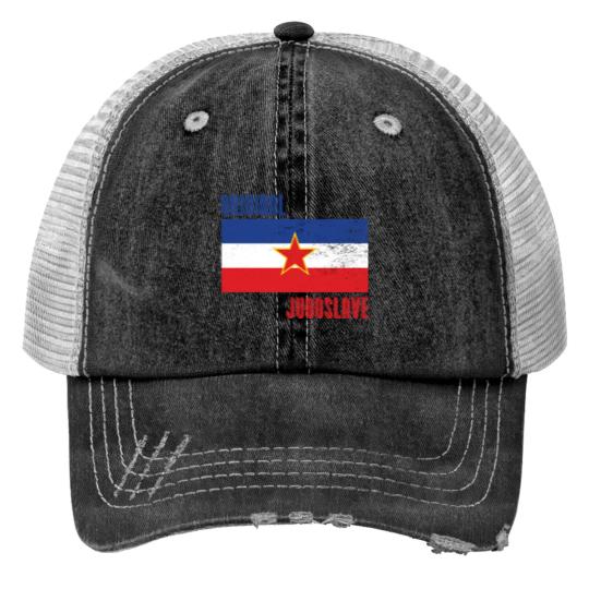 Yugoslavia Jugo nostalgic design Print Trucker Hats