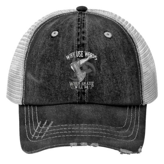 For fans of the Viking and Germanic culture Print Trucker Hats