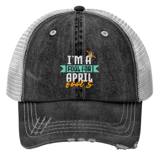 April fools day Print Trucker Hats