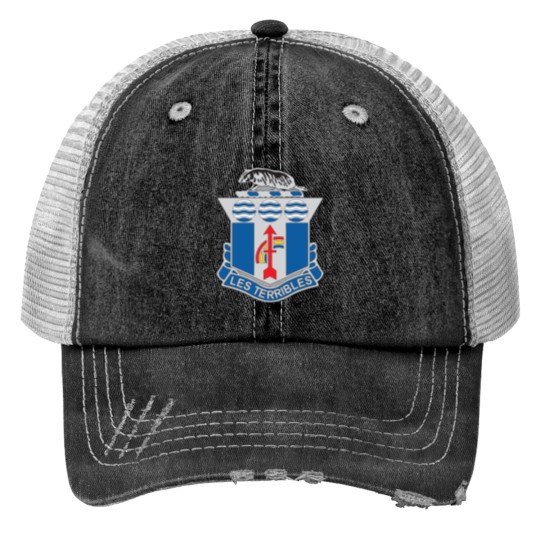 127Th Infantry Regiment Print Trucker Hats