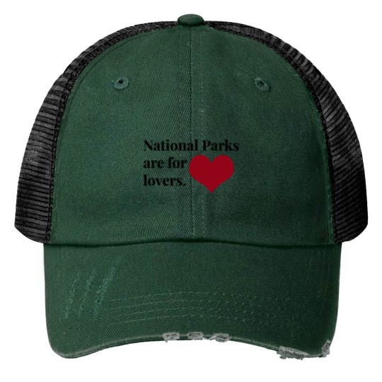 Parks Project Parks For Lovers Print Trucker Hats Print Trucker Hats