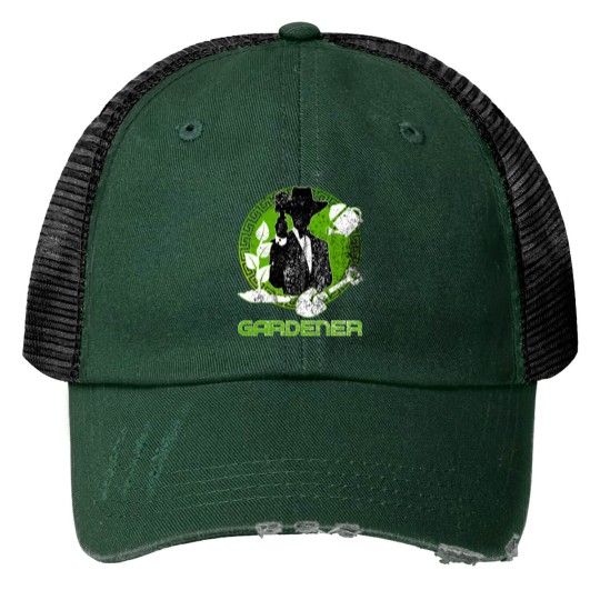 gardener Print Trucker Hats