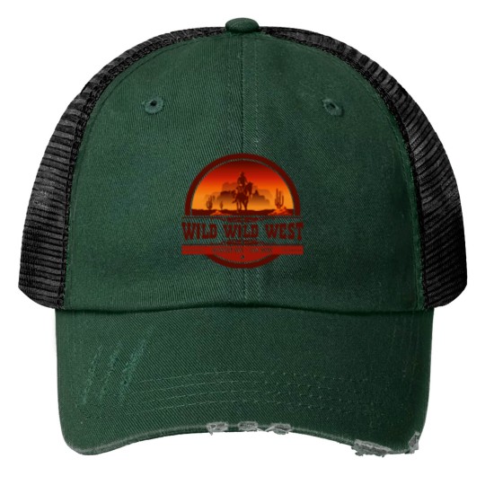 wild wild west Print Trucker Hats