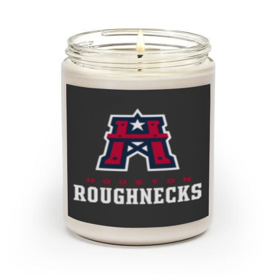 Houston Roughnecks Merch Scented Candles