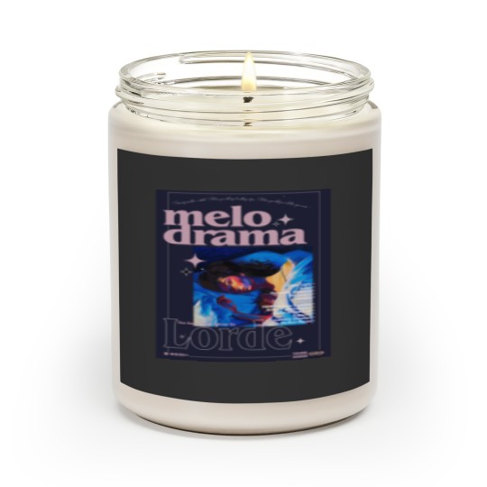Vintage Lorde Scented Candles, Lorde merch, Lorde - Melodrama Graphic Scented Candles