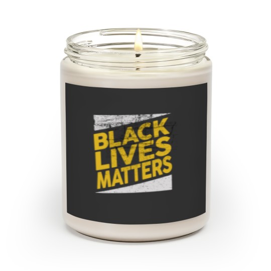 black lives matter funny social Scented Candles