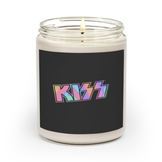 Pastel Tie-Dye  The Band Logo Dark Scented Candles