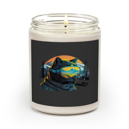CAT Ski Goggles Scented Candles