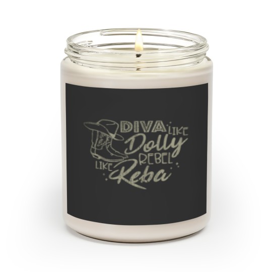 Reba McEntire Diva Country Music Gift Fan Scented Candles