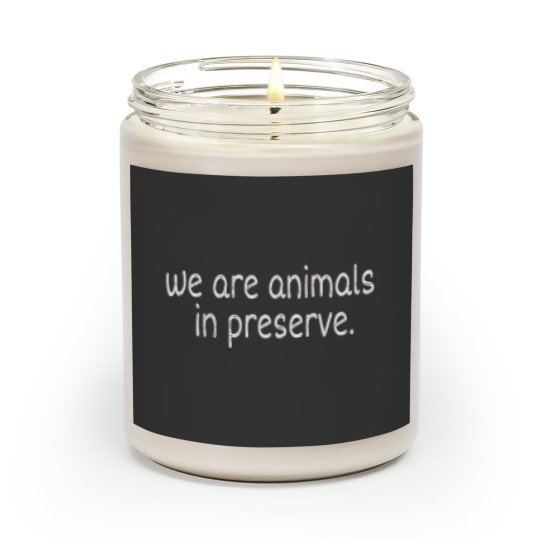 Zebra band Scented Candles